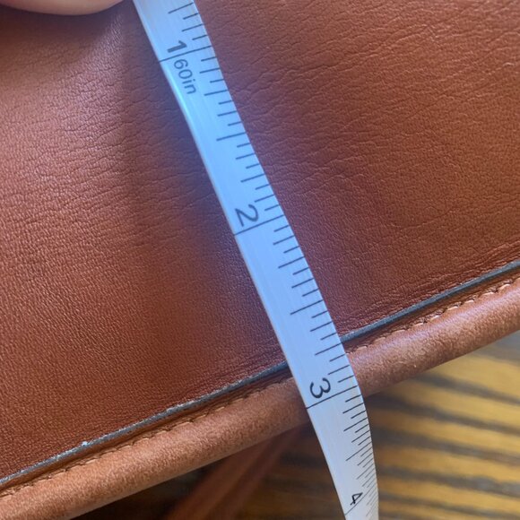 VTG COACH Metropolitan Briefcase 5180 Shoulder Bag British Tan Leather Brown - Picture 14 of 14